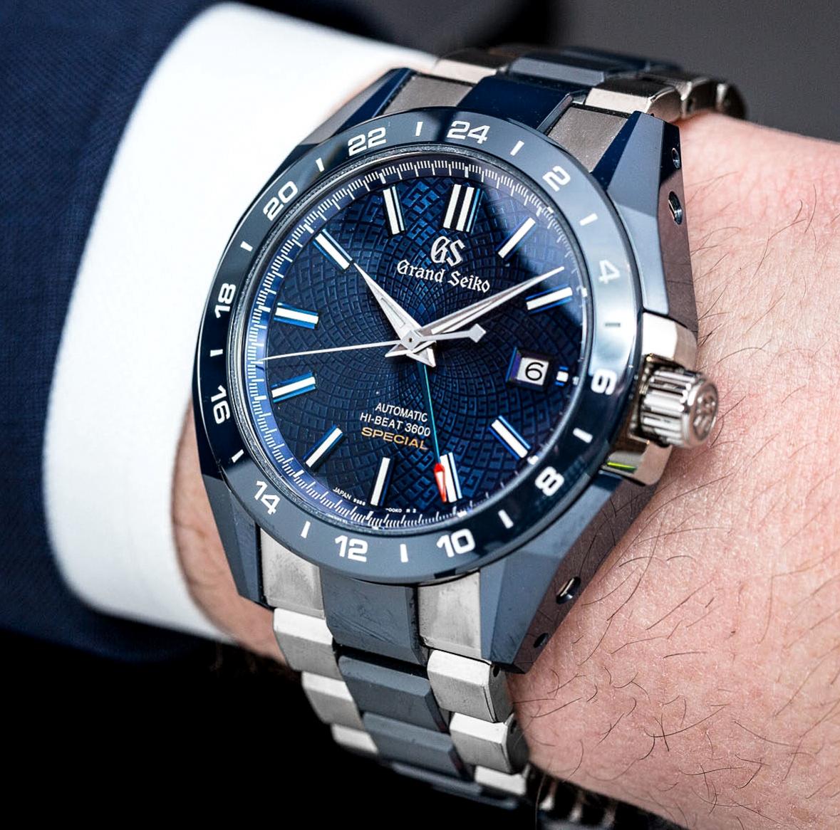 Grand seiko blue ceramic limited edition sbgj229g best sale