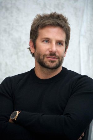 Bradley Cooper wearing Iwc Portuguese Grey Dial Rose Gold Chronograph Watch 01.jpg