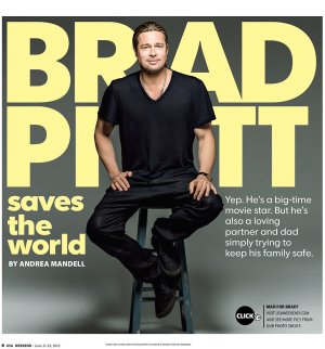 Brad Pitt with his Cartier Tank à guichet 01.jpg