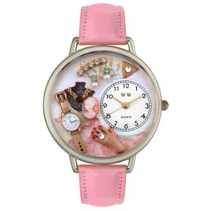 Jewelry Lover Pink Watch in Silver.jpg