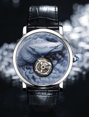 Cartier Rotonde de Cartier with Crocodile Motif - 2.jpg