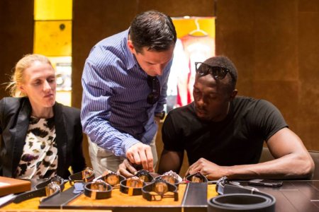 Usain Bolt @ Hublot London boutique - 7.jpg